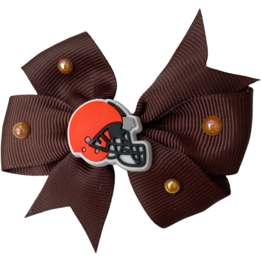 Football Bows Cleveland Browns