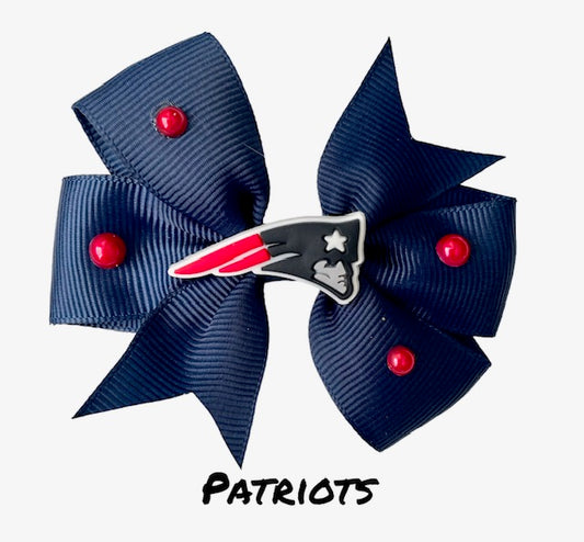 Football Bows NE Patriots