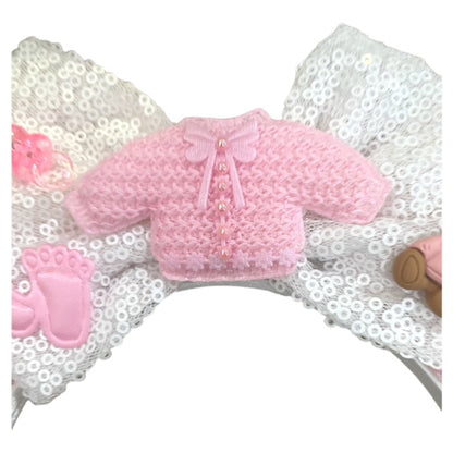 It's a Girl! Mouse Ears Headband