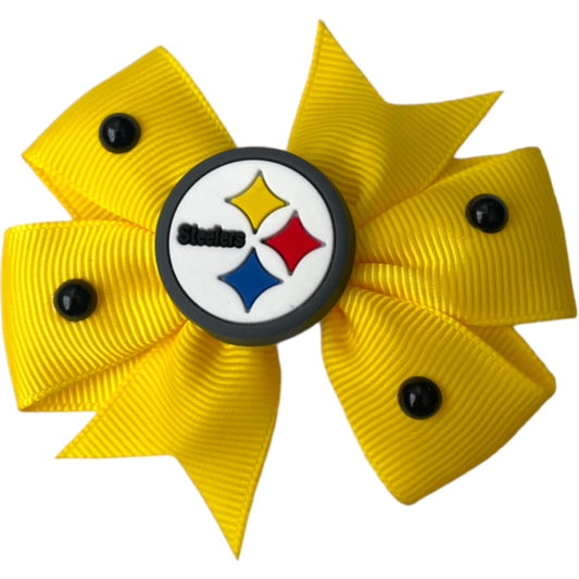 Football Bows Pittsburgh Steelers