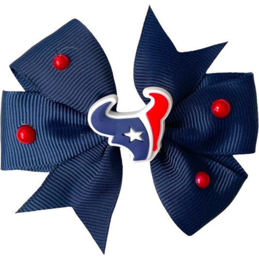 Football Bows Houston Texans